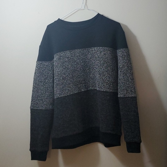 DOHC COLOR BLOCK LUXURY SWEATER / SWEATSHIRT - Picture 2 of 7